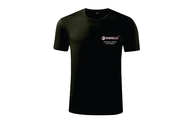Armadillo Tough Short Sleeve Black T-shirt - 2x-large