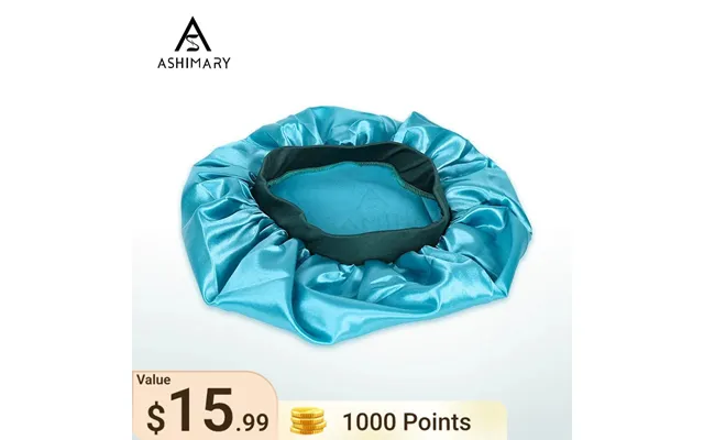 1000 Points Ashimary Silk Nightcap Wide Elastic Band Tight Satin Bonnet