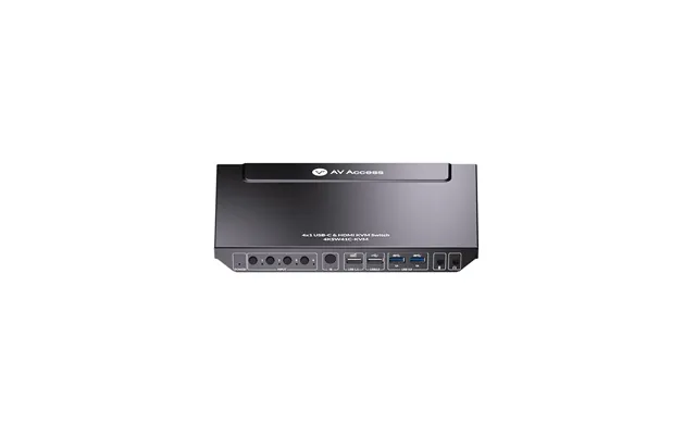 Av Access 4k Usb-c & Hdmi Kvm Switch With Usb 3.0 - Supports 60w Charging For Laptop