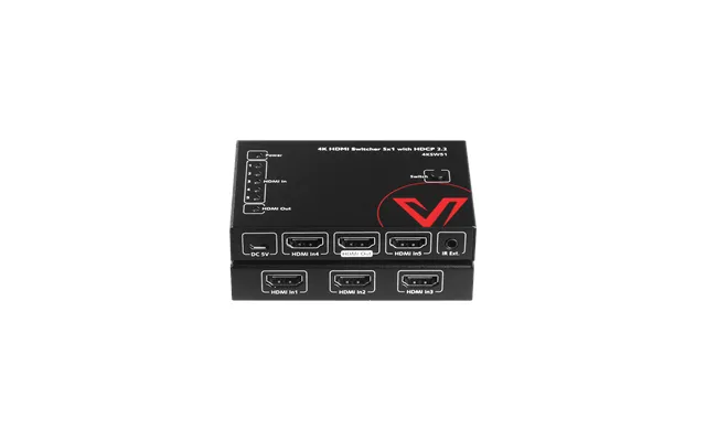 Av Access Economical 4k Hdmi Switch 5 In 1 Out - Ir Remote