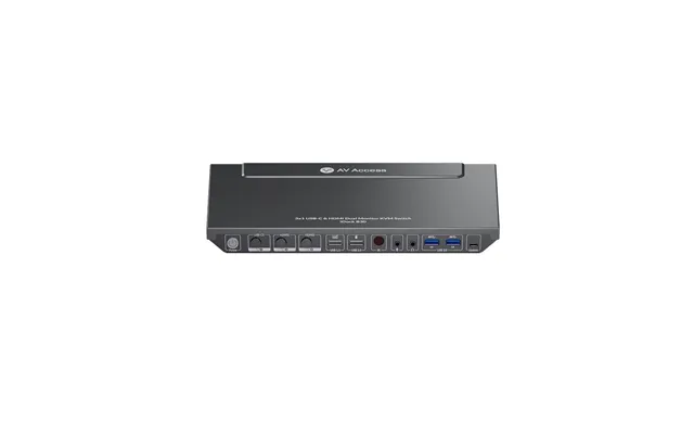 Av Access Idock B30 Usb-c Kvm Switch Docking Station - 3-port With Hdmi For Dual Monitor
