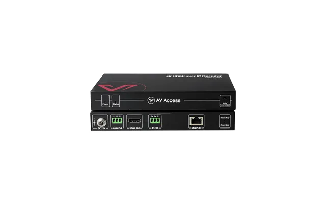 Av Access Zero-configuration 4k Av Over Ip Decoder W Video Wall & Visual Control