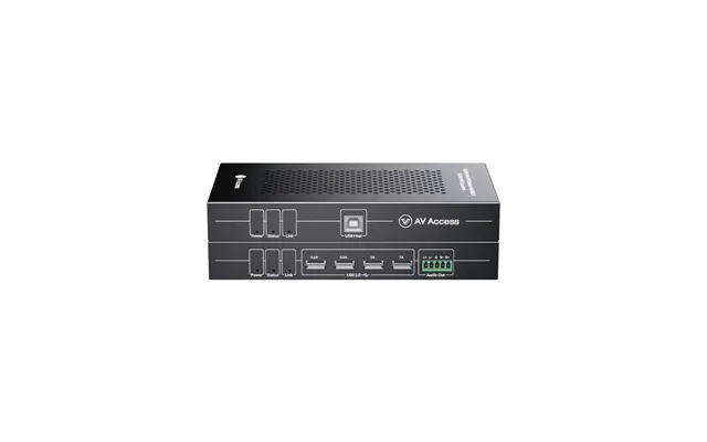 Av Access Zero-latency 4k Hdmi Kvm Extender W 4-port Usb 2.0 - 50m 164ft Hdmi Balun Over Cat 5e 6 6a 7