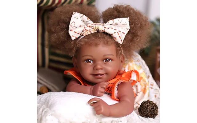 Babeside Smiling Reborn Baby Doreen 20'' African American Toddler Girl Building Lovely Memories Shell Princess-cloth Bod