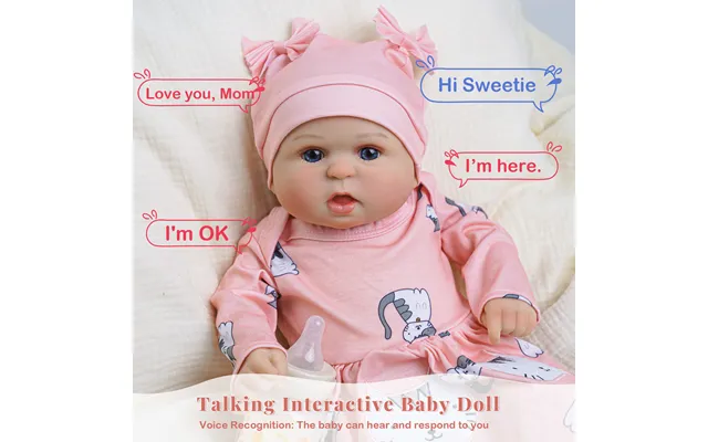 Ships Within 24 Hours Babeside Quiet Reborn Baby Bailyn 20'' Little Infant Girl Best Gift For Kids Gentle Kitten-talking