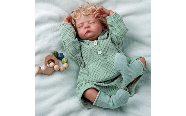 Ships Within 24 Hours Babeside Sleeping Reborn Baby Noah 20'' Little Infant Boy Best Gift For Kids Sleeping Green Noah -
