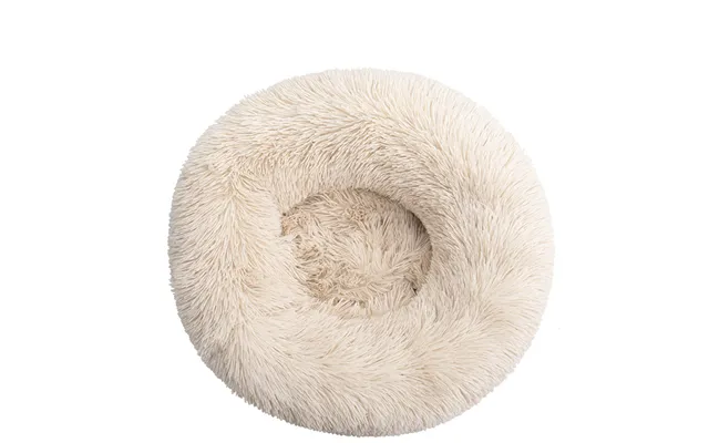 Calming Fluffy Dog Bed - Plush Pet Bed With Washable Cover