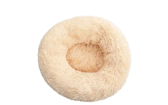 Calming Fluffy Dog Bed - Plush Pet Bed With Washable Cover