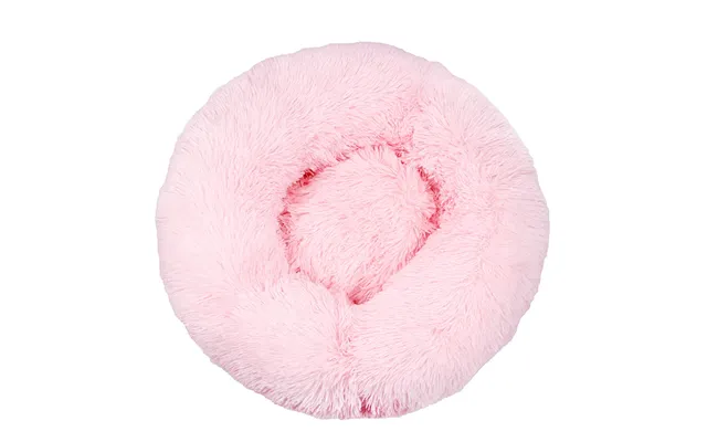 Calming Fluffy Dog Bed - Plush Pet Bed With Washable Cover