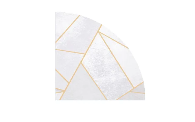 Quarter Circle Area Rug Corner Decorative Rug - 4' 120cm C5