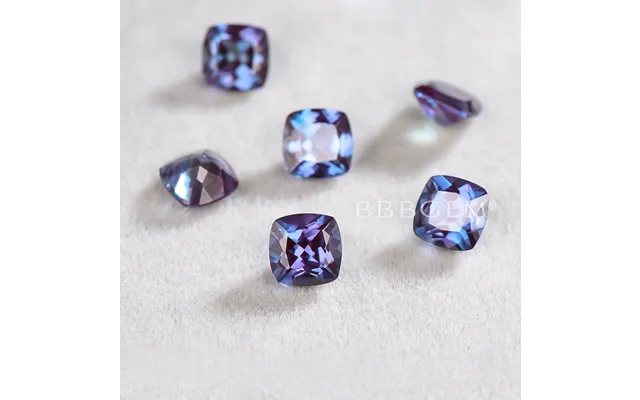 Cushion Cut Alexandrite Gemstone Wholesale June Birthstone