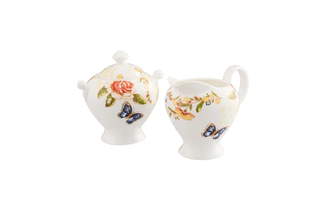 Aynsley Cottage Garden Cream & Sugar
