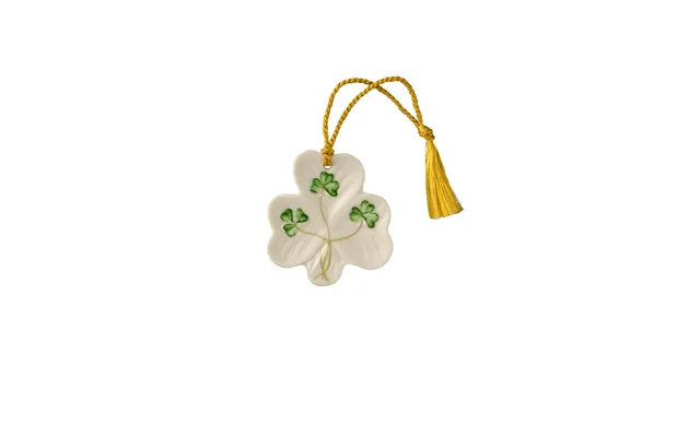 Belleek Classic Shamrock Hanging Ornament