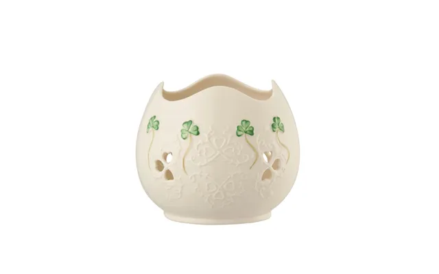 Belleek Classic Shamrock Lace Votive