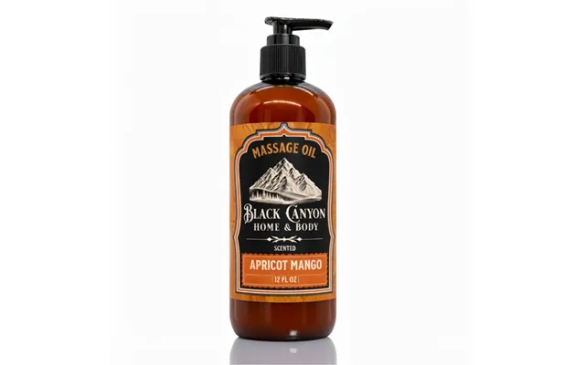 Apricot Mango Scented Massage Oil - 12 Oz 2 Pack