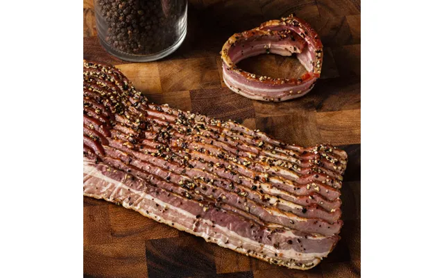 Blackboxmeats Sliced Peppered Smoked Bacon - 1lb