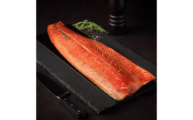 Blackboxmeats Verlasso Salmon Whole Hot Smoked - Ready To Eat, 4lb Avg Filet Our Hot Smoked Whole Verlasso Salmon Comes 