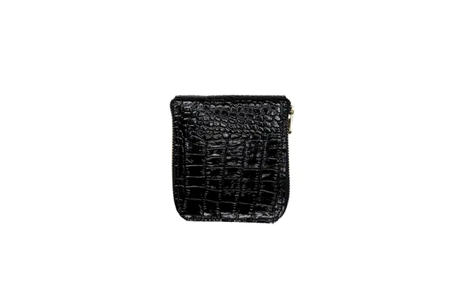 Everyday Croco Leather Wallets - Black