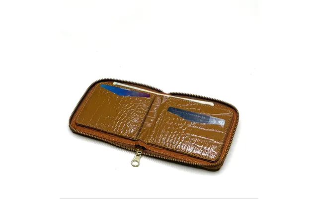 Everyday Croco Leather Wallets - Mocha
