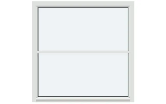 Fixed Window With 1 Horizontal Decorative Bar