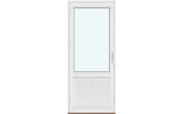 Historic-style Single-panel Outswing Patio Doors 1 Outswing Door Leaf With Glass And A Panel