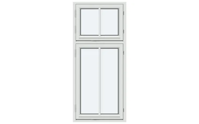 Kombi Outward-opening Casement Window 1 Fixed Glazed Section With 1 Vertical Decorative Bar 1 Sash With 1 Vertical Decor