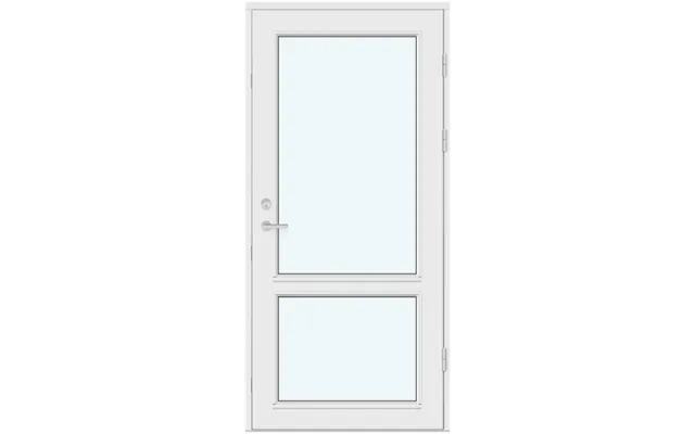 Outswing Exterior Doors 1 Glass-dividing Bar