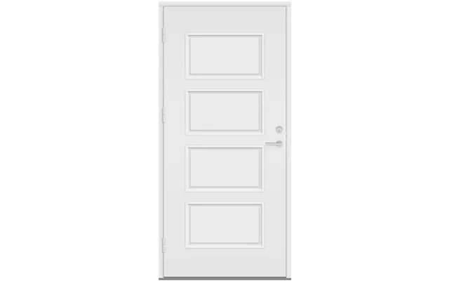 Outswing Panel Entry Doors Profiled Panel With Horizontal Rectangles