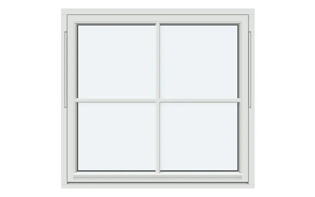 Outward-opening Pivot Window 1 Sash 1 Horizontal Decorative Bar And 1 Vertical Decorative Bar