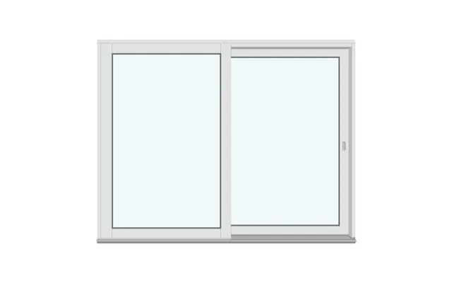 Patio Life Sliding Patio Door 2 Outward-swinging Door Leaves Without Decorative Bars