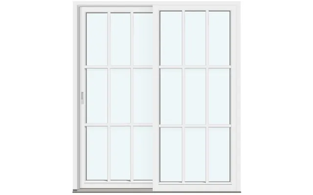 Siegenia Sliding Doors 2 Frames With 2 Horizontal Decorative Bars And 2 Vertical Decorative Bars