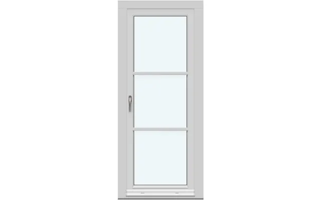 Single-panel Inswing Patio Doors 1 Sash With 2 Horizontal Decorative Bars