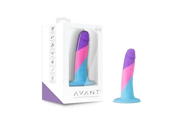Avant By Blush Vision Of Love D15 Artisan 5 Inch Dildo With Suction Cup Base - Elegantly Made With Smooth Ultrasilk Puri