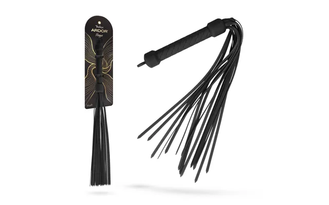 Temptasia Ardor By Blush L Multi-tail Silicone Flogger For Bondage Play - In Black