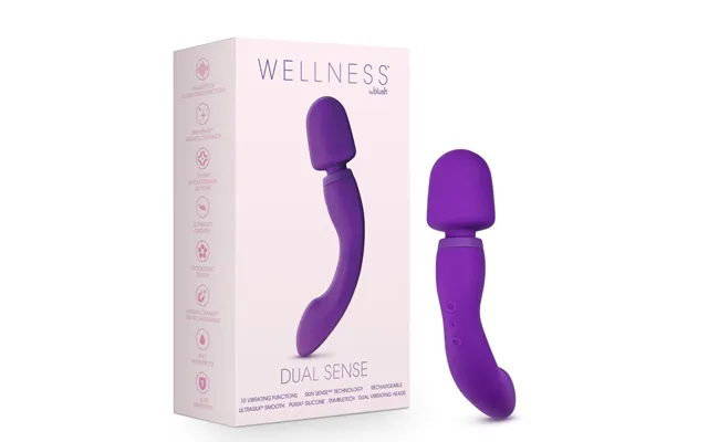 Wellness By Blush Dual Sense 10 Function Massage Wand With Rumbotech