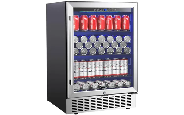 Aaobosi 24 Inch 164 Cans Freestanding And Built-in Beverage Refrigerator Jc-145c
