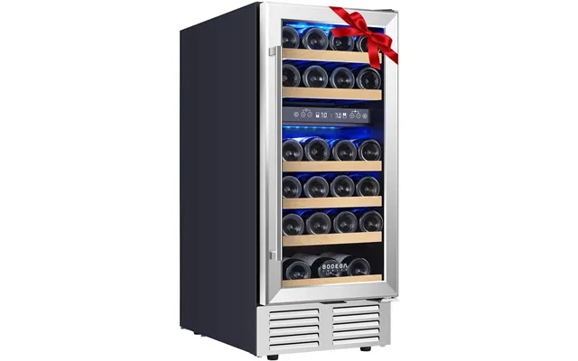 Bodega Cooler 15 Inch Wine Cooler 28 Bottle Dual Zone Wine Refrigerator Jc-85b - Jc-85b
