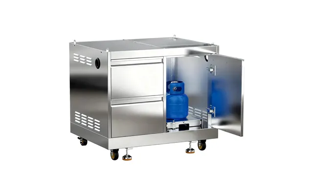 Bodegacooler 32 Stainless Steel Outdoor Kitchen Grill Cabinet With Large Storage