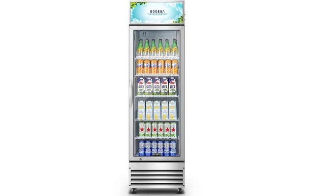 Bodegacooler Commercial Merchandiser Refrigerator - 12.5 Cu.ft Glass Door Display Cooler
