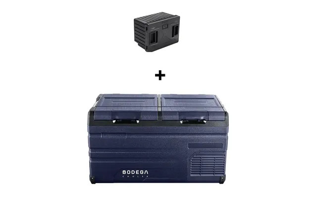 Bodegacooler Electric Cooler 76 95qt Dual Zone - 76qt Black Battery