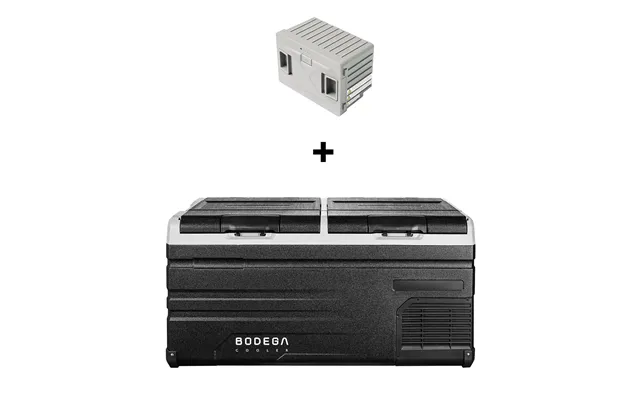 Bodegacooler Electric Cooler 76 95qt Dual Zone - 95qt Grey Battery