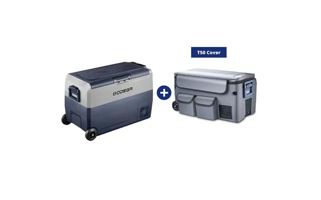Bodegacooler Portable Freezer 53qt 50l With Flexible Dual Zone T50 - T50 With Cover