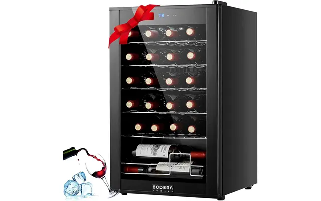 Bodegacooler Wine Cooler 24 Bottle For Home And Kitchen - Mini Fridge For Bedroom,wine Fridge With 41-64