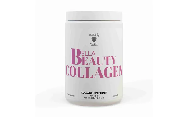 Bella Beauty Collagen - White Jar Lid , Net Wt 12.35 Oz 350g , Unflavored