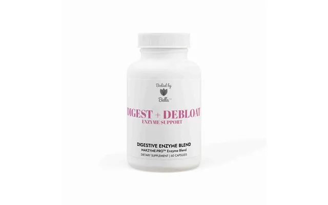 Digest Debloat Enzyme Support - White Bottle Cap , Unflavored , 60 Vegetable Capsules
