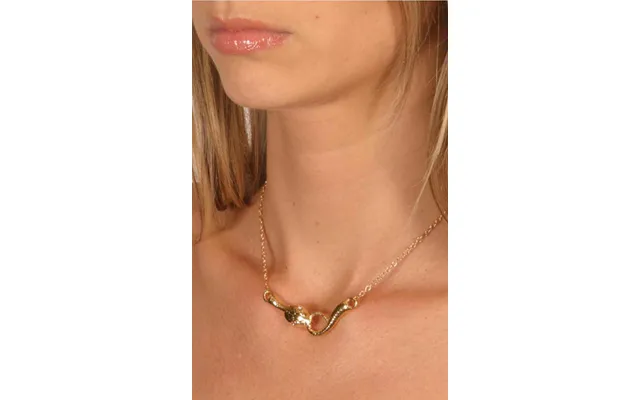 Anuket - Women's Serpent Necklace In Gold