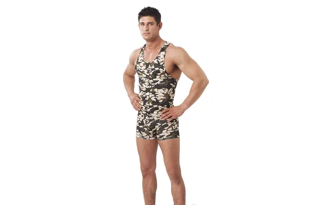 Bedroom Commando - Army Green Short And Shirt