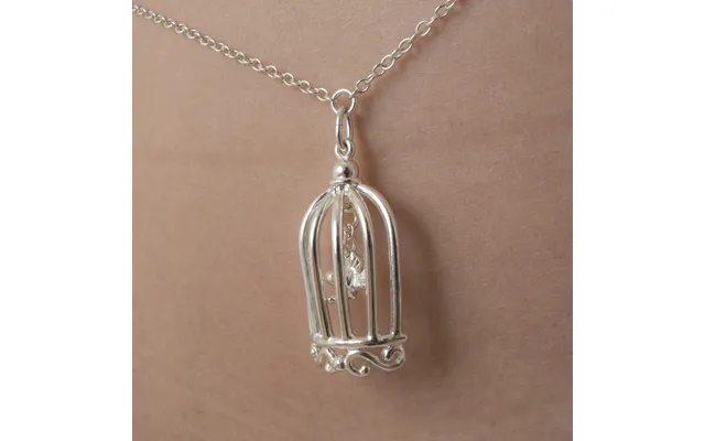 It Tango - Silver Waist Chain With Bird In A Cage Pendant
