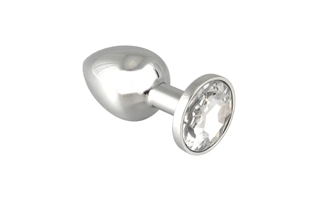 Large Metal Butt Plug With Crystal