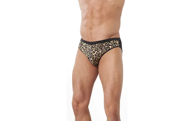 Manimal - Leopard Brief With Zipper